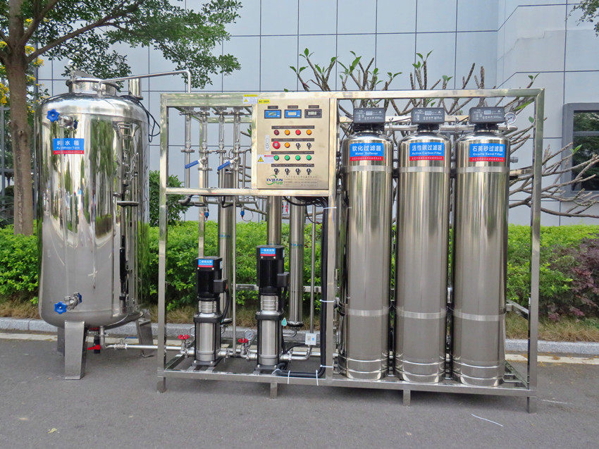 全自動(dòng)二極反滲透純水設(shè)備,食品飲料用二級(jí)反滲透純水機(jī)